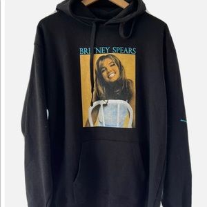 Britney Spears Britney Brands By Epic Rights Large Black Hoodie New L